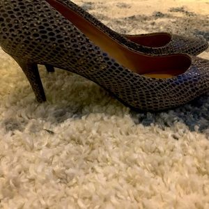 Calvin Klein Snakeskin Heels